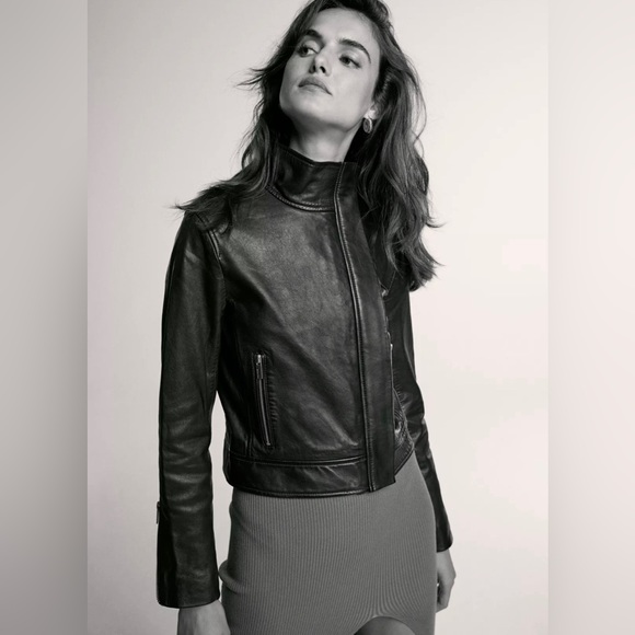 Aritzia Babaton Leather Jacket (Jagger Leather Moto) - Picture 5 of 11